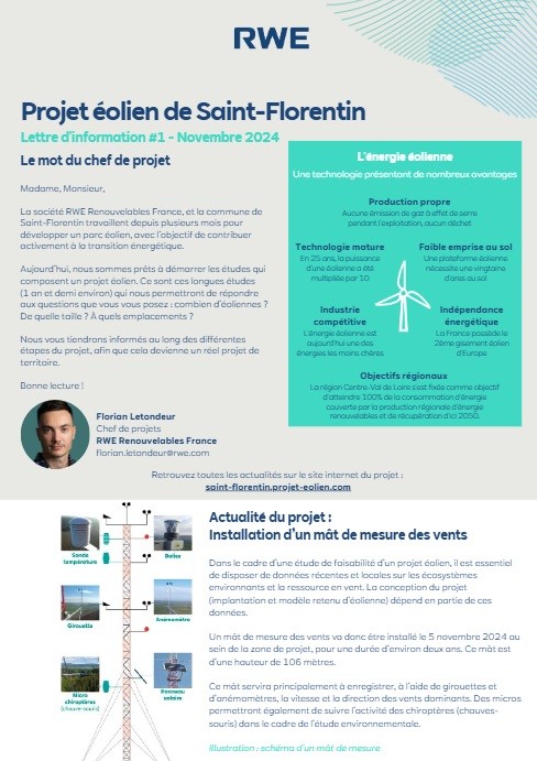 Lettre d'information n°1